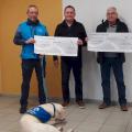 Remise des cheques aux associations